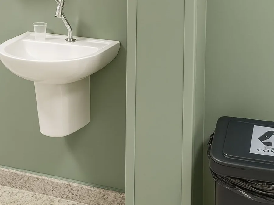 Cantoneira para proteção de parede em ambiente comercial
